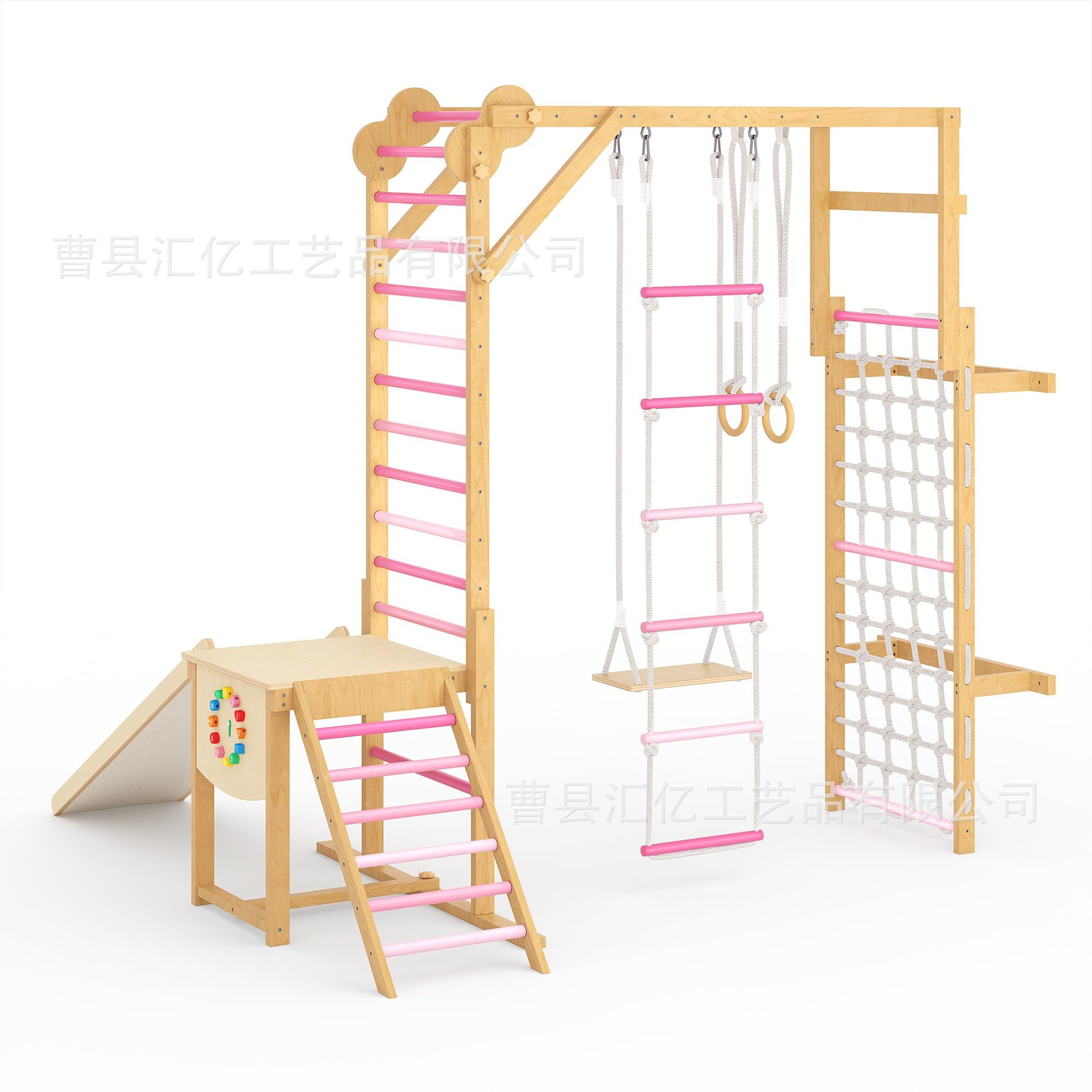 Indoor Solid Wood Kids Physica - đánh giá và giá Kids Outdoor Climbing Frame