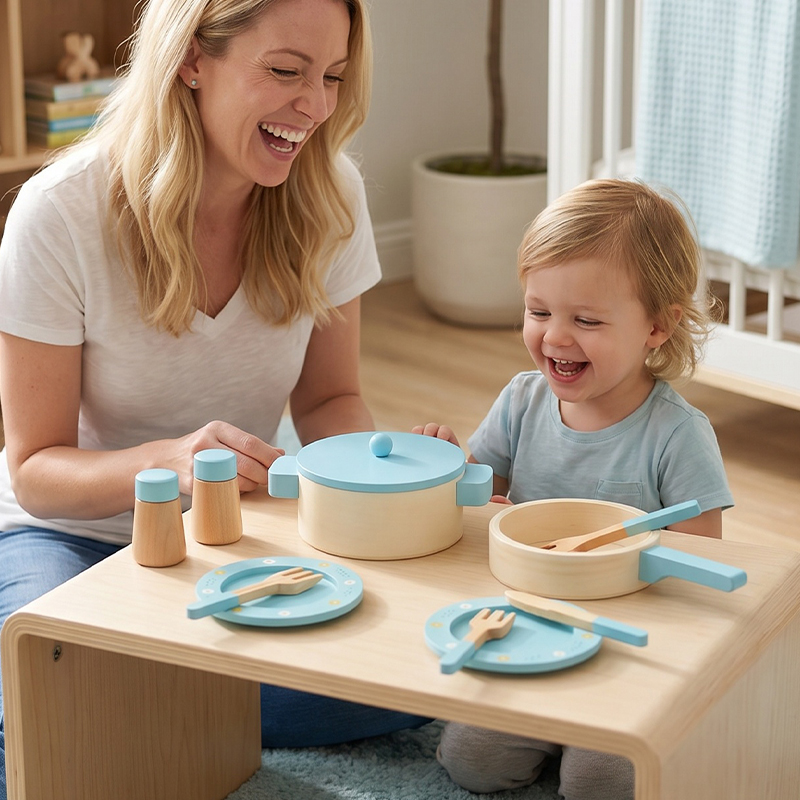 Wooden Kitchen Play Set for Ki - đánh giá và giá Kids Outdoor Kitchen Accessories