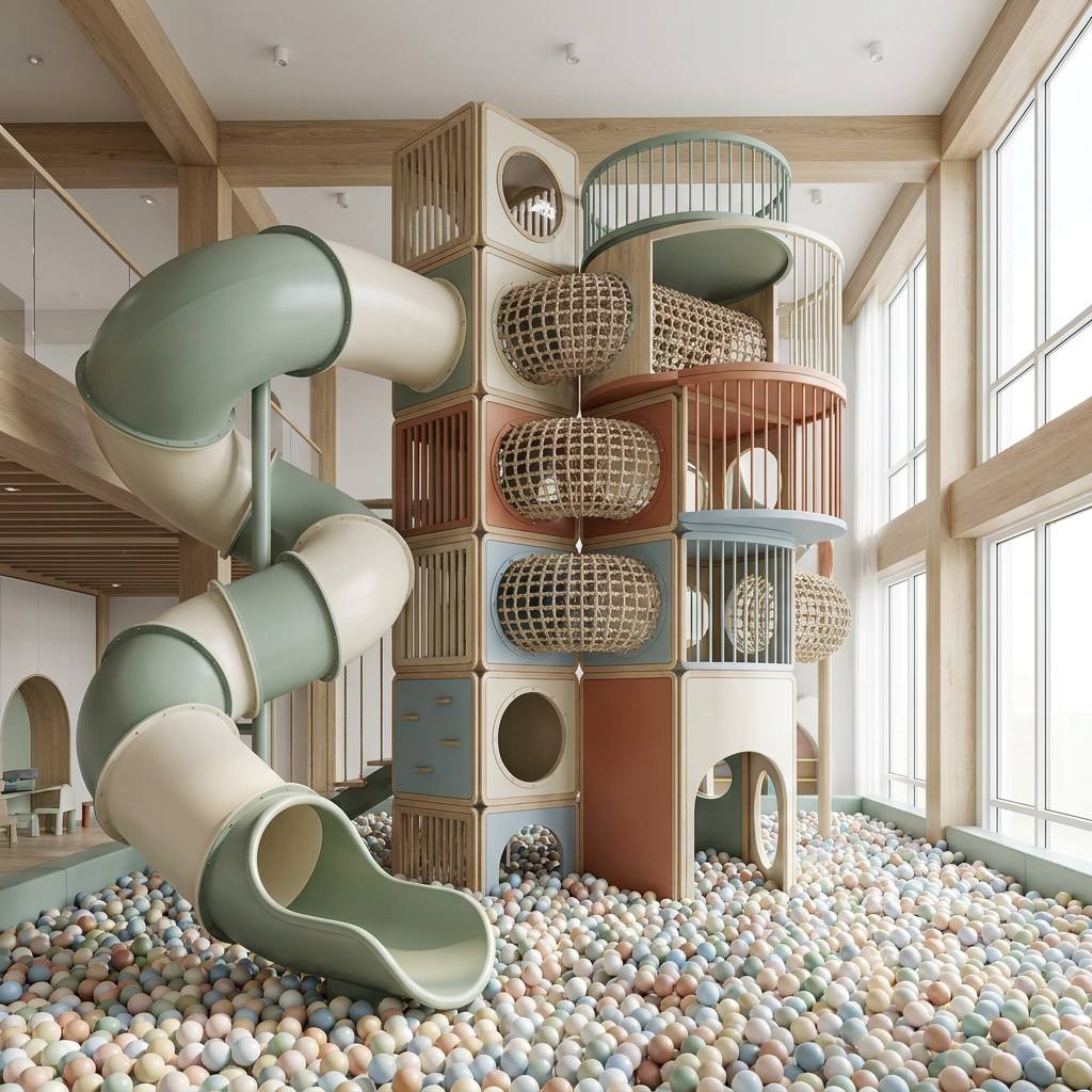 Minimalist Indoor Playground,  - đánh giá và giá Kids Outdoor Climbing Frame